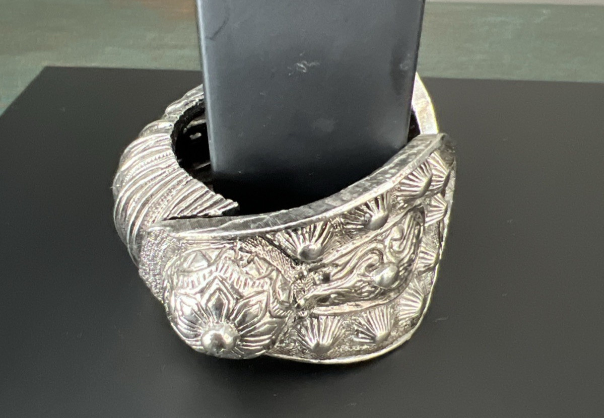 VINTAGE KENNETH JAY LANE KJL SILVER TONE ESTRUSCA… - image 10