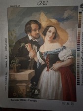 Via Printed Needlepoint Tapestry Gobelin Canvas Only 40x50 Cm