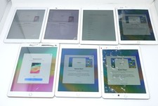 Lot of 7 Cracked Apple iPads For Parts - A2197 7th / A1673 Pro / A1822 5th