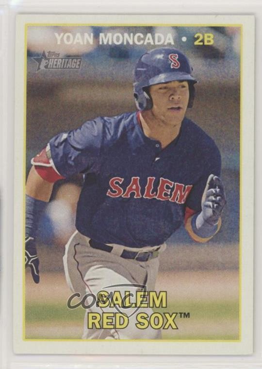 2016 Topps Heritage Minor League Edition Yoan Moncada #215 fm0