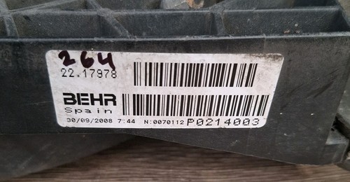MERCEDES VITO 2010 DIFFUSER RADIATOR FAN DIESEL P0214003 2100 - Picture 5 of 7