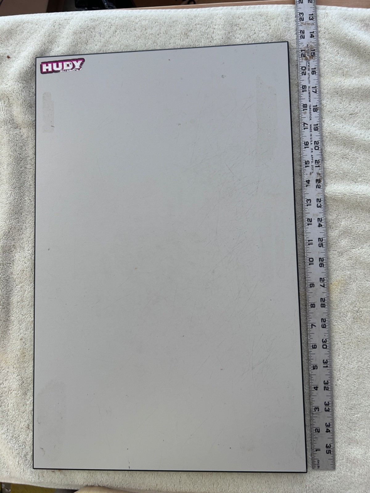Hudy 1/8 & 1/10 On-Road Flat Set-Up Board 546 mm x 343 mm WH
