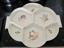 Poole Pottery - Mid-20th Century Hors d'Oeuvre dish or Serving Platter, W33cm