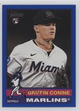 2025 Topps Heritage Dark Blue Border Griffin Conine #111 vs5