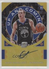 2019-20 Contenders Optic Up and Coming Gold Prizm 2/10 Alen Smailagic Auto 3c7