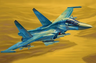 HBOSS-81756 Hobby Boss 1/48 Russian Su-34 Fullback Fighter-Bomber