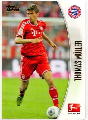 Thomas Muller #166 FC Bayern Munchen Topps Chrome Bundesliga 2013/14