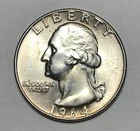 1964 25C Washington Quarter Higher Grade 90% Silver