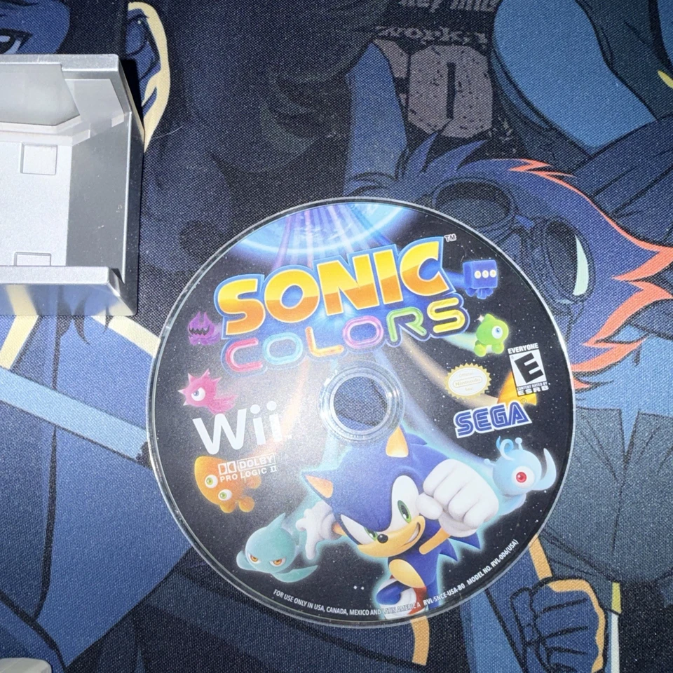 Consola Nintendo Wii Negra RVL-101 Paquete con Controlador/Juegos Probados DEPORTES Foto 4 de 4