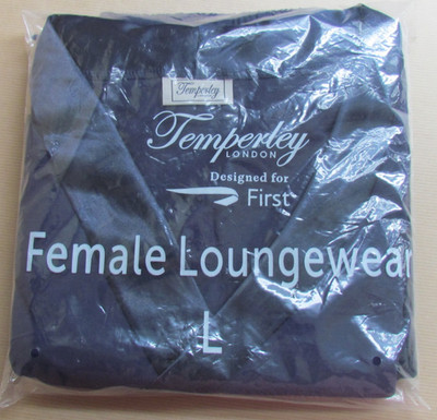 BRITISH AIRWAYS FIRST CLASS TEMPERLEY FEMALE LOUNGEWARE UNBENUTZT GR. L (12538)