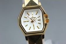 Vintage [Exc+5] DIESEL DZ-5299 Gold Quarz Damenuhr aus JAPAN