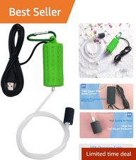 Lightweight USB Aquarium Oxygen Pump - Compact Design with Air Stone Included