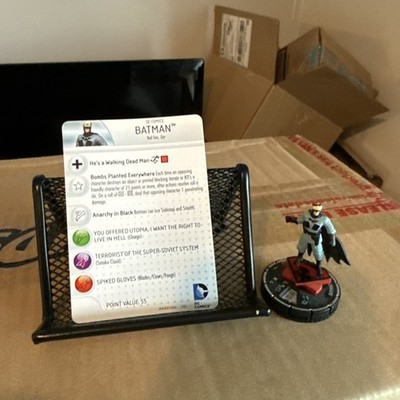 DC Heroclix Batman #061 w/ Card Superman Wonder Woman Set