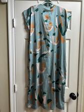 NWT Diarrablu Short Sleeve Print Dress, Size M