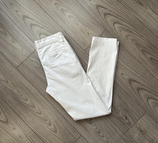 Men Boss Trousers White 30 / S / 44