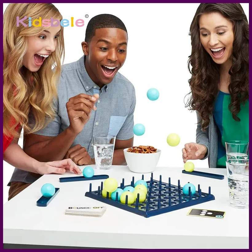 Kids Ball Bouncing Game Parent-child Interaction Board Game Toddler Toss Ball