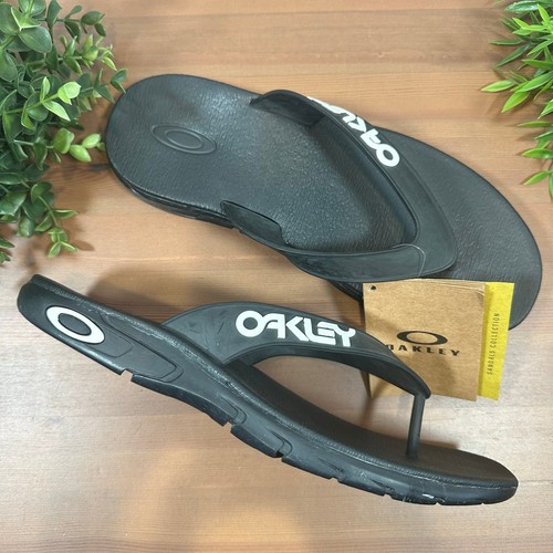 Oakley Men's B1B Flip Flop Black Sandals Size 9 - Bild 2 von 7