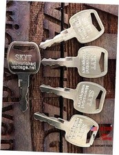 SKYTRAK 8035807 ignition key; APK75 5119S Case,Deutz, NewHolland, Doosan, 10