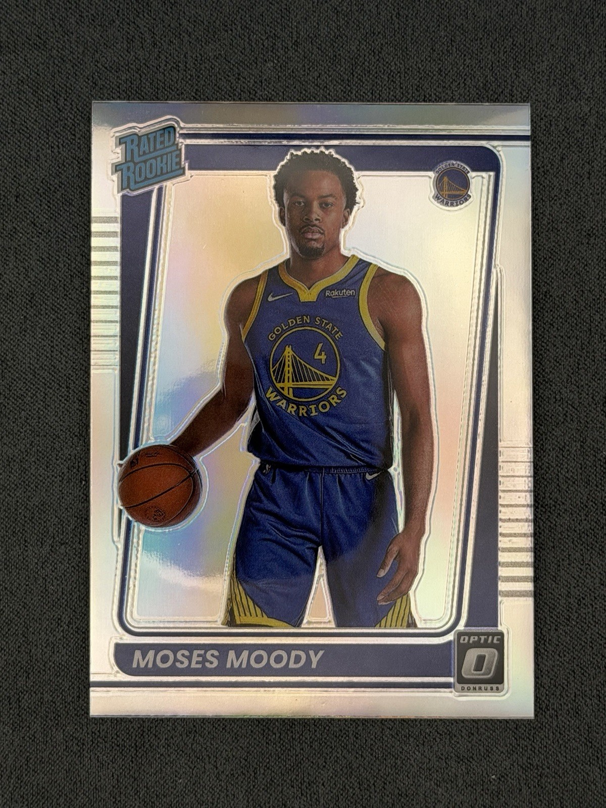 2021-22 Panini Donruss Optic - Rated Rookie Moses Moody #184 Holo Prizm (RC)