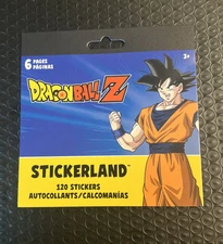 DragonballZ StickerLand Mini Book 120 Stickers New 6 Pages NEW Free Shipping