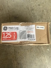 GE PowerMark Plus Indoor Main Lug Circuit Breaker Panel 125 Amp 4 Space TL412CP