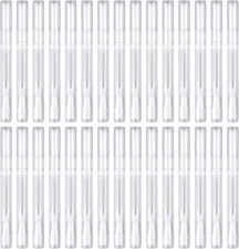 Paquete de 30 bolígrafos giratorios transparentes de 3 ml vacíos lápiz de aceite de uñas cepillo brillo de labios cosmético...