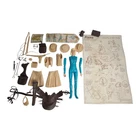 Louis Marx Jane West And Doll With Accessories Vintage 1960’s Action Figure Toy