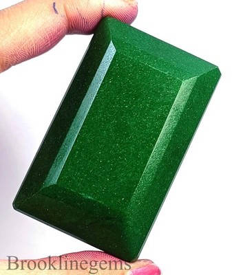 Green Natural Emerald 640.00Ct Emerald Cut EGL Certified Loose Gemstone 6DJL