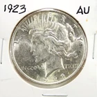 1923 Peace Dollar AU #GA4 "90% Silver"