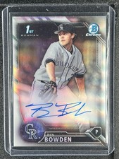 Bowden, Ben - 2016 Bowman Chrome - Autograph - 10/499