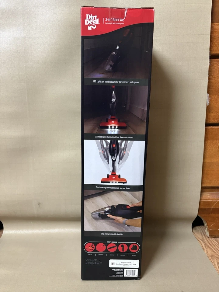 Dirt Devil 3-in-1 Lightweight Corded Stick and Handheld Multi-Surface Vacuum - Image 2 of 4