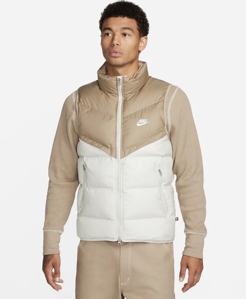 ジャケット・アウター 00s Nike Grey Puffer Vest Y2K Grey Nike Puffer Vest (M) – The Vintage Collection Bendigo