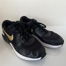 Nike Boys Air Max Excee CD6894-006 Black Gold Running Shoes Sneakers Size 7 Y