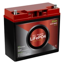 12V 20Ah LiFePO4 Lithium Iron Phosphate Deep Cycle Rechargeable Battery