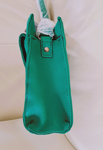 Nat & Nin - Pouch Bag Bianca - Leather - Green Mojito - Picture 9 of 10