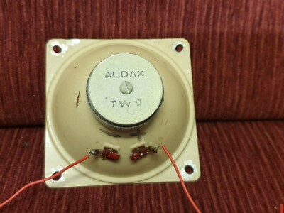 Haut-parleur tweeter AUDAX TW ohm, french vintage speaker perfect  working