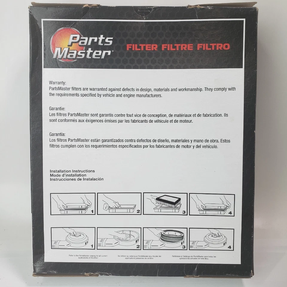 Filtro de aire maestro de piezas 69430 nuevo, Lexus RX350, Toyota Avalon Sienna Foto 2 de 4