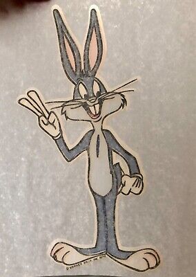 Original Vintage 1970 Bugs Bunny Peace Sign Cartoon Rabbit Original Vintage 1970 Bugs Bunny Peace Sign Cartoon Rabbit