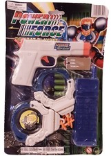 NOS Vintage Power Force 1998 Alien playset plastic handcuffs gun walkie talkie Y