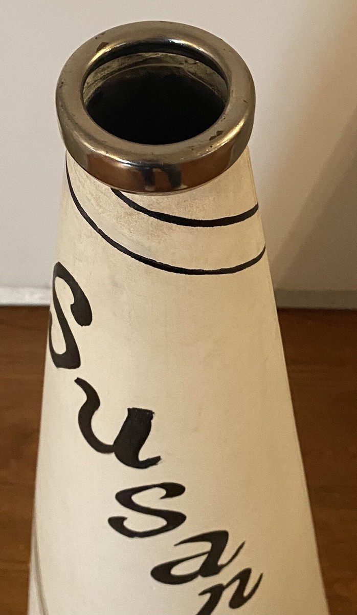 Vintage High School Football Cheerleader Megaphone Cheer Bull Horn