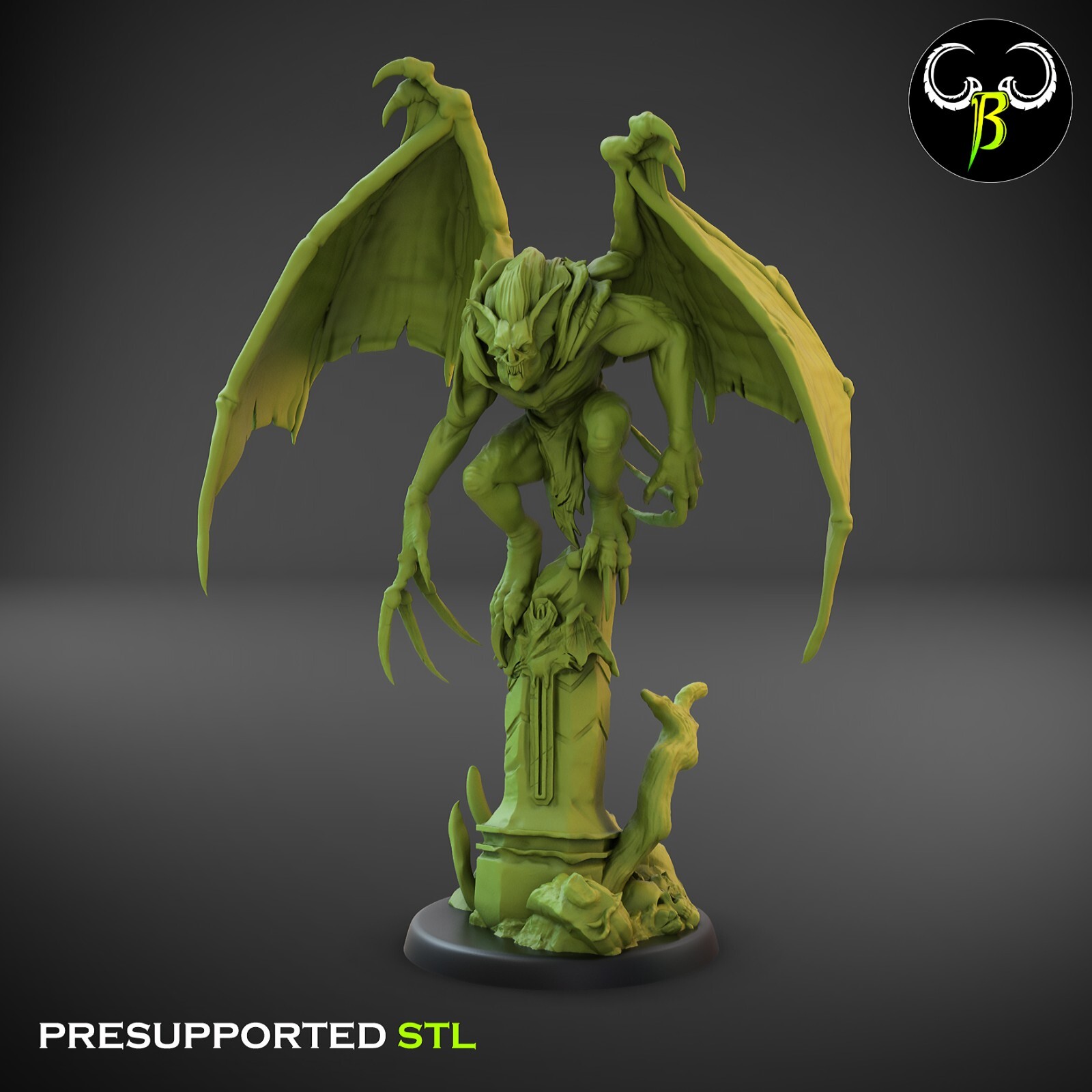 Wings of Night by Clay Beast Creations | D&D | DnD | Print on Demand