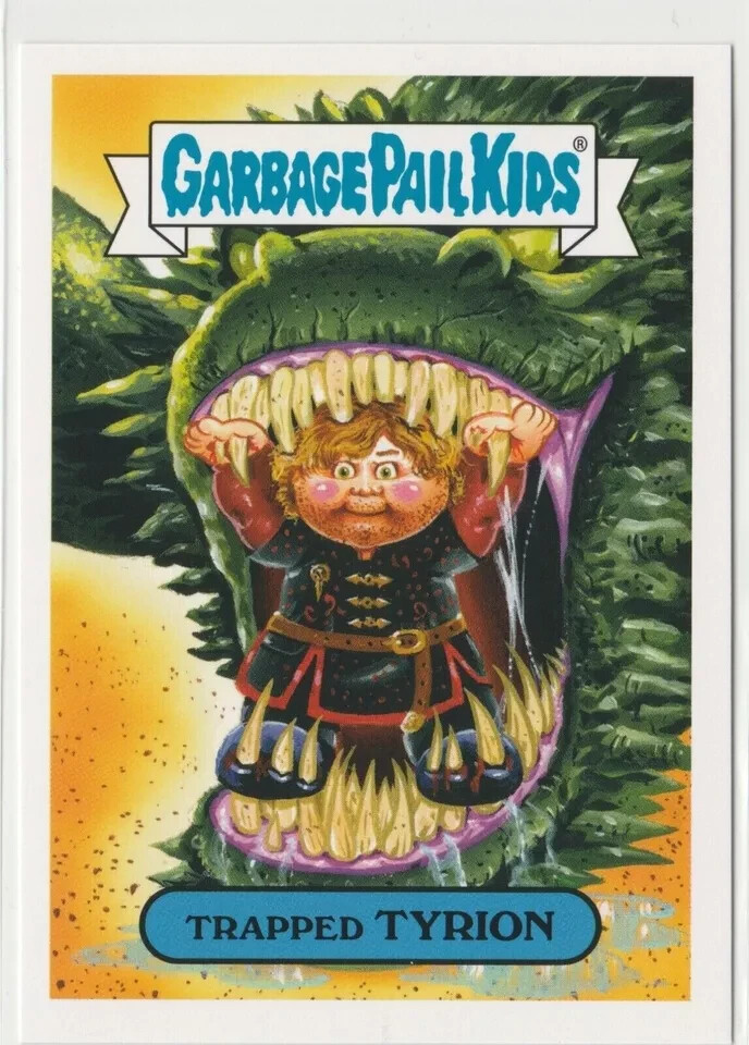 Trapped Tyrion 3a Garbage Pail Kids GPK 2016 Prime Slime Trashy TV Trading Card  