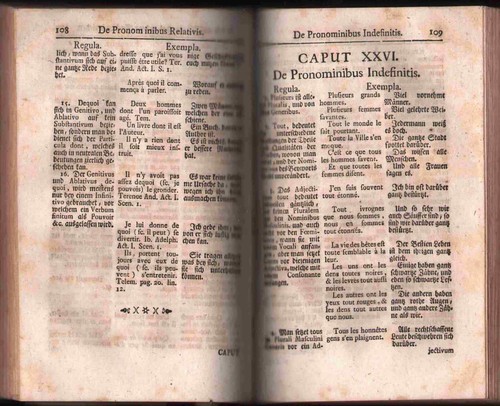 1753 Nouvelle et Parfaite Grammaire Francoise Allemande Grammar French German - Picture 5 of 5