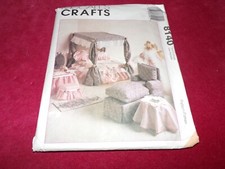    McCALL'S 8140 - CUTE BARBIE BOUDOIR  LIVING ROOM FURNITURE PATTERN FF