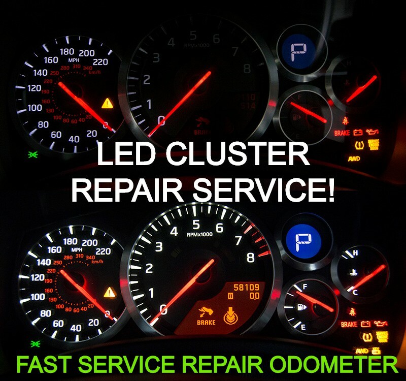 GTR NISSAN CLUSTER FIX LED REPAIR UPGRADE 2009+ R35