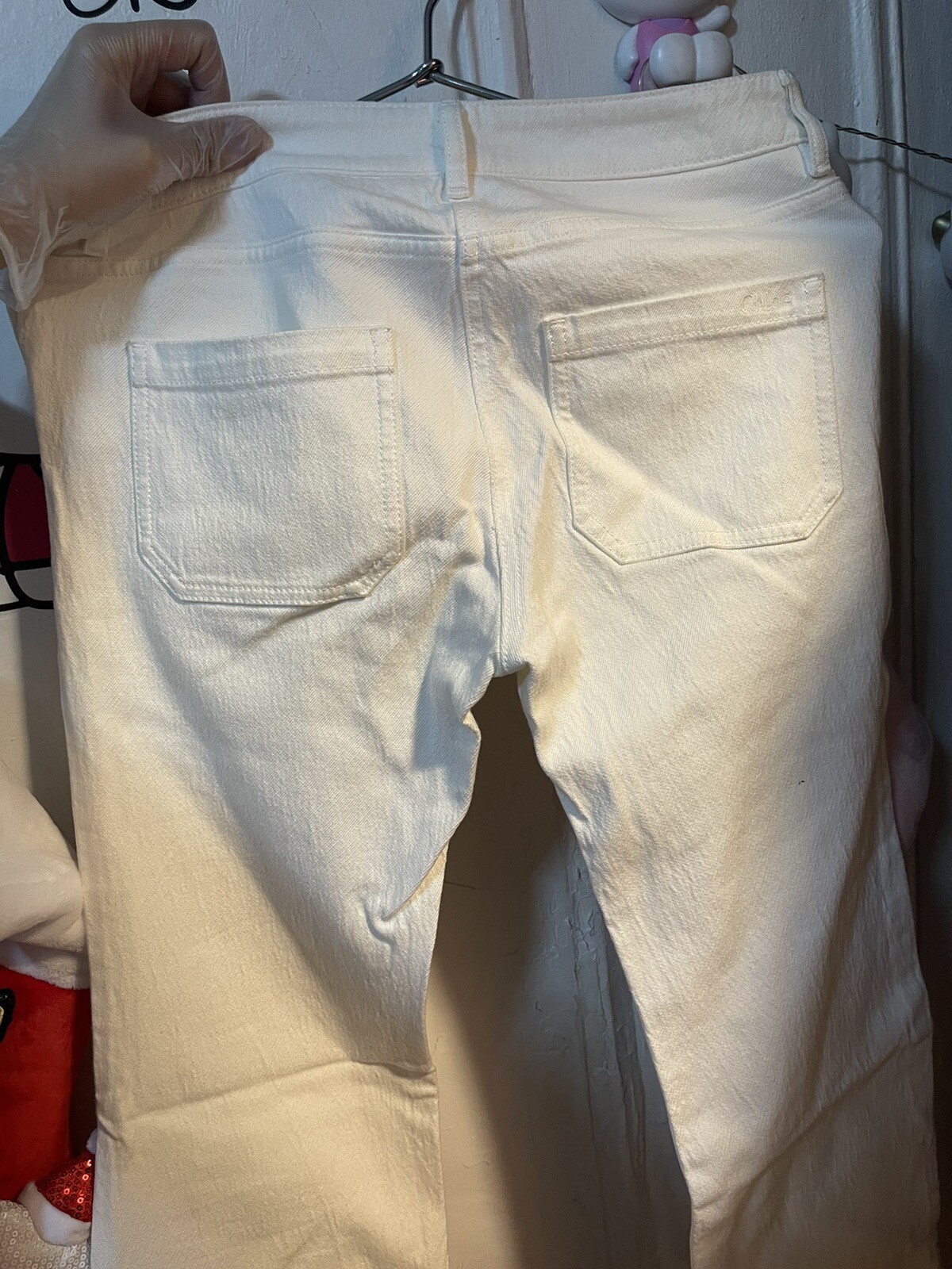 Chloe Asymmetrical button jeans - image 3