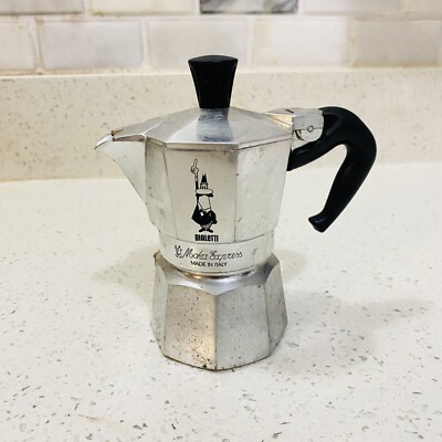  Bialetti Moka Express Espresso Coffee Pot Stovetop Italy