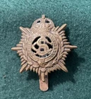 Ww1 Brass MILITARY "Honi Soit Qui Mal Y Pense"   Army Servis Corps  BADGE  K48