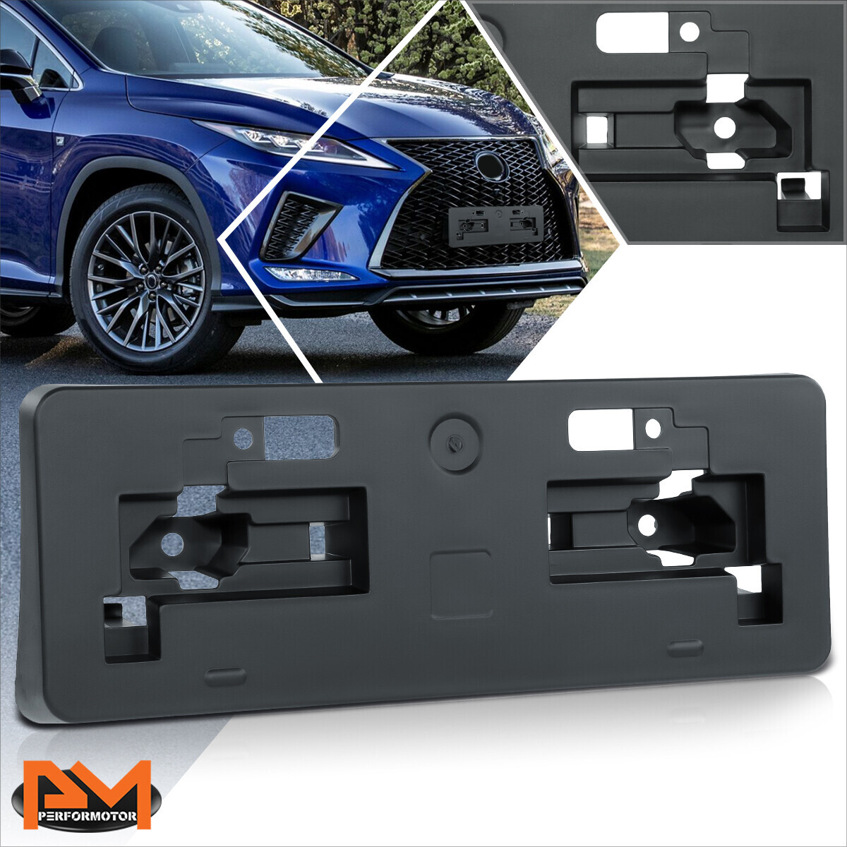 For 2022 Lexus RX350 RX450H Front Bumper License Plate Mounting