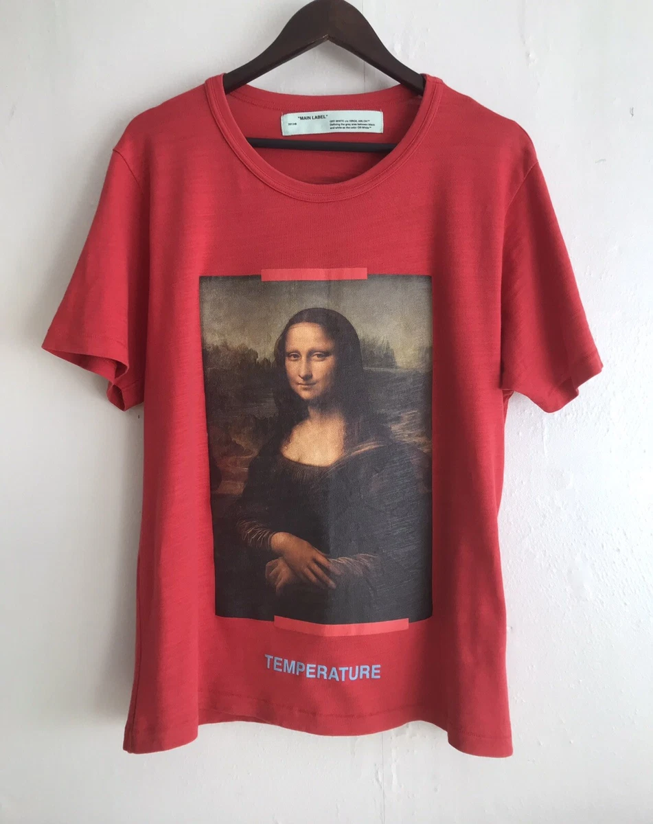 Off white mona lisa temperature cheap tee